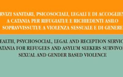 Servizi sanitari, psicosociali, legali e di accoglienza a CATANIA per rifugiati e richiedenti asilo sopravvissuti/e a violenza sessuale e di genere. Flyer