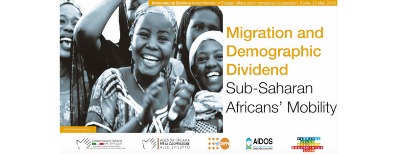 Seminario Internazionale “Migration and Demographic Dividend: Sub-Saharan Africans’ mobility”, 23 maggio 2018 – FOTO e RASSEGNA STAMPA