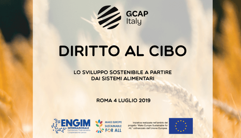 Presentazione Rapporto di Monitoraggio Agenda 2030 di GCAP ITALIA