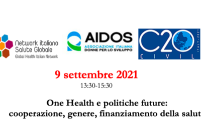Webinar: One Health e politiche future: cooperazione, genere, finanziamento della salute
