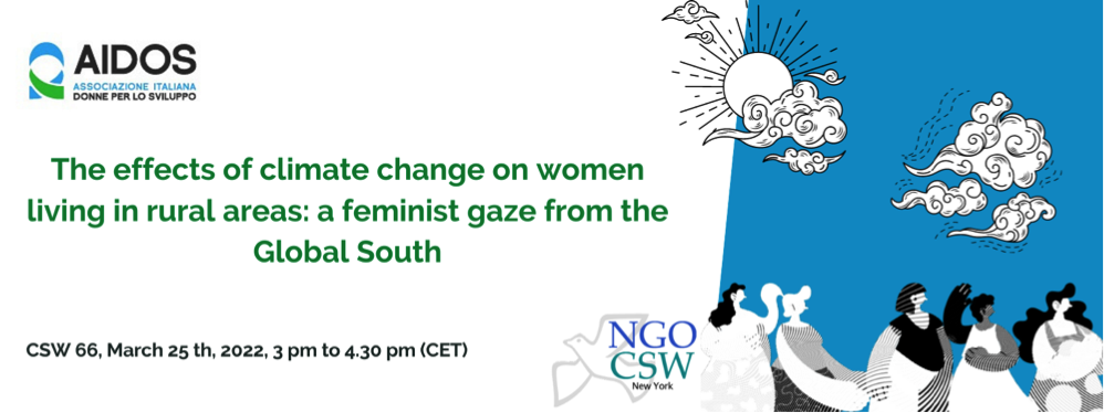 The effects of climate change on women living in rural areas: a feminist gaze from the Global South