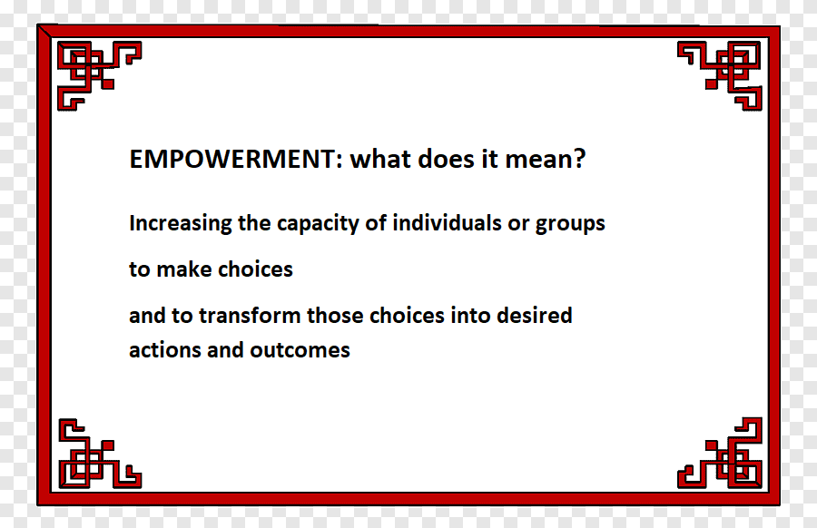 EMPOWERMENT: what does it mean?